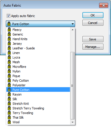 fabric type
